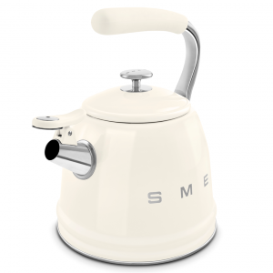 Чайник SMEG WKF01CR, 2,3 л, со свистком, цвет кремовый