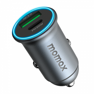 Автомобильное зарядное устройство Momax (USB/Type-C) 30W