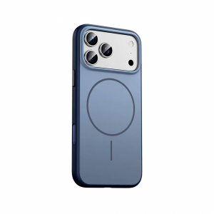 Противоударная накладка KEEPHONE SUMEE с Magsafe совместимая с 18 Pro/17 Pro синий