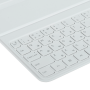 Чехол-клавиатура Keyboard совместимая с Ксиаоми Pad 7/7Pro/8/8 Pro/Poco Pad X1 белая (РУ/Англ раскладка) EAC