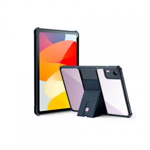 Противоударная накладка Xundd совместимый с Редми Pad SE 11 прозрачная с черными бортами