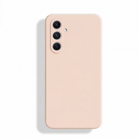 Накладка Silicone Case совместимая с Samsung A36/А37/А56 (SC) нюдовая