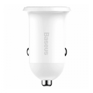 Автомобильное зарядное устройство Baseus grain pro 2USB 4.8  белое