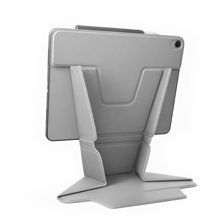Чехол-книжка Uniq Ryze 360 совместимый с iPad Air 13" (2024) Grey (серый) - фото 2