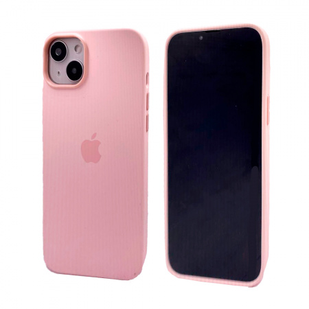 Силиконовая накладка Silicone Case с MagSafe совместимая с iPhone 14 Plus светло-розовая UAE - фото 2