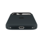 Накладка Silicone Case с MagSafe совместимая с iPhone 17 Pro Max черная LB