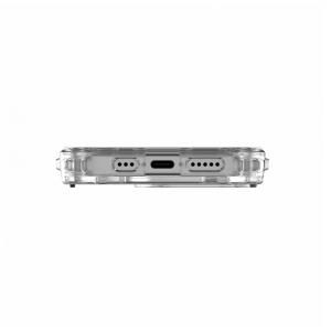 Противоударная накладка UAG Plyo MagSafe белый совместимая с iPhone 15 Pro прозрачная 