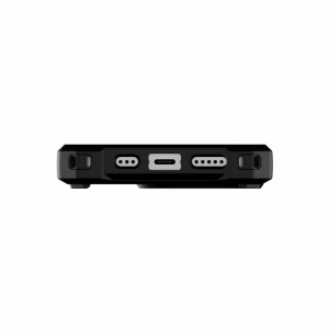 Противоударная пластиковая накладка UAG Monarch Pro MagSafe совместимая с iPhone 14 Pro карбон черная