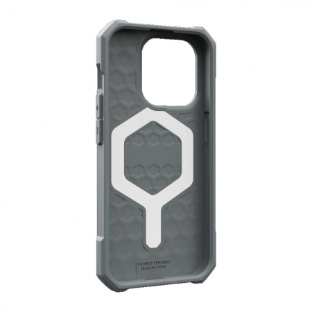 Противоударная накладка UAG Essential Armor с MagSafe совместимая с iPhone 15 Pro серая - фото 2