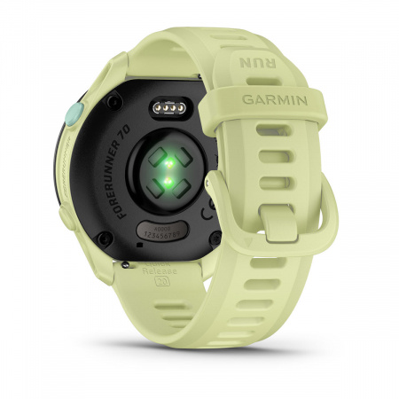 Умные часы  Garmin Forerunner 70 43mm Amoled Citron (желтый) с желтым силиконовым ремешком (010-04307-12) Тайвань - фото 8