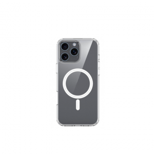Пластиковая накладка Monarch Premium с MagSafe совместимая с iPhone 16 Pro прозрачная