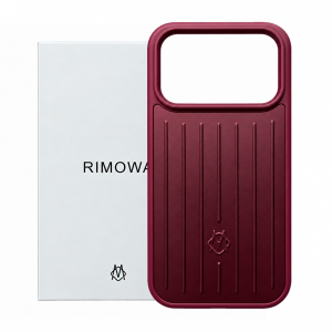 Противоударная накладка Rimowa совместимая с iPhone 18 Pro/17 Pro бордовая