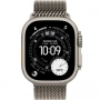 Apple Watch Ultra 3 (2025) GPS + Cellular, 49 мм, корпус из титана, ремешок Titanium Milanese Loop (L) цвета natural titanium (натуральный титан) MF0E4