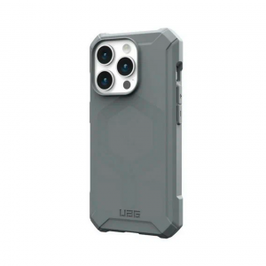 Противоударная накладка UAG Essential Armor с MagSafe совместимая с iPhone 15 Pro серая