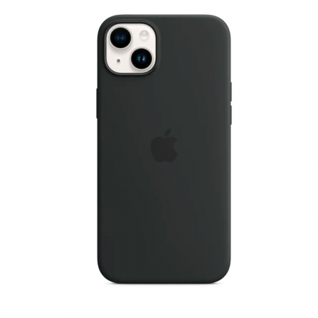 Силиконовая накладка совместимая с iPhone 14 Plus (SC) черная Partner
