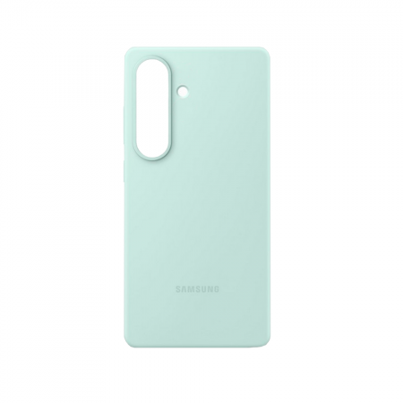 Накладка Silicone Case совместимая с Samsung Galaxy S25/S24 (SC) мятная