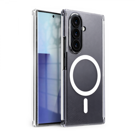 Пластиковая накладка Keephone X-Crystal с MagSafe совместимая с Samsung Z TriFold  прозрачная  - фото 2