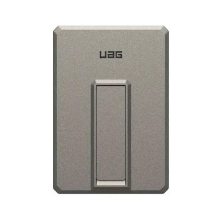 Внешний аккумулятор UAG SRGE Slim с MagSafe + подставка 5000 mAh Titanium (титановый) 