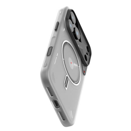 Противоударная накладка Aulumu Frosted с MagSafe совместимая с iPhone 17 Pro Max прозрачная матовая - фото 3