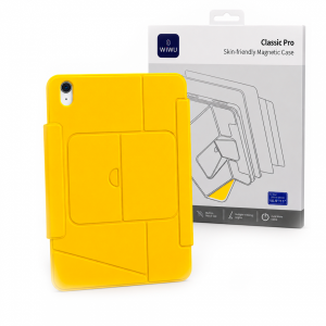 Чехол-книжка WIWU Skin-friendiy Magnetic Case совместимый с iPad Air 10.9"/11" (2024/25/26) Yellow/Blue (желто-голубой)