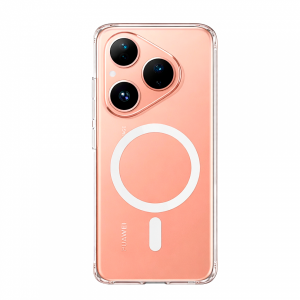 Противоударная накладка Cabal Premium Clear Case c MagSafe для Huawei Pura 80 прозрачная