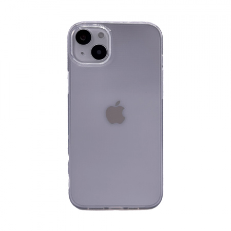 Силиконовая накладка NEW совместимая с iPhone 14 Plus прозрачная