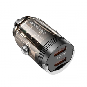 Автомобильное зарядное устройство Borofone BZ29B 2USB-C 36W черное