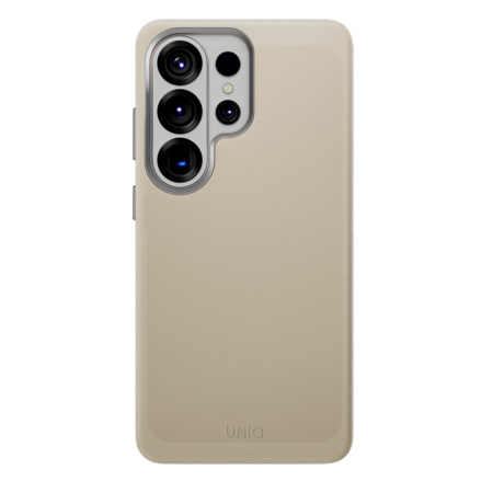 Накладка из эко кожи Uniq Lyden с MagSafe совместимая с Samsung Galaxy S26 Ultra бежевая - фото 2