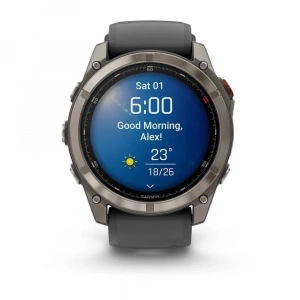 Умные часы Garmin Fenix 8 Pro 51mm Amoled Sapphire Titanium Carbon Gray(010-03199-10)