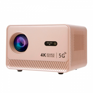 Портативный проектор 4K M10 Plus розовое золото