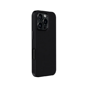 Накладка из эко-кожи Kzdoo Noble Collection совместимая с iPhone 16 Pro черная