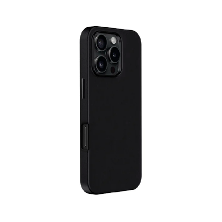 Накладка из эко-кожи Kzdoo Noble Collection совместимая с iPhone 16 Pro черная - фото 2
