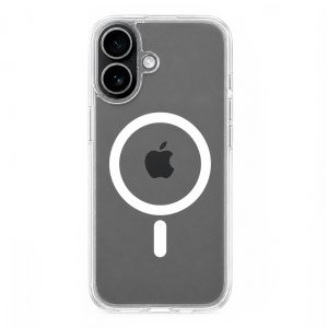 Противоударная накладка Cabal Premium Clear Case c MagSafe для Apple iPhone 17 прозрачная