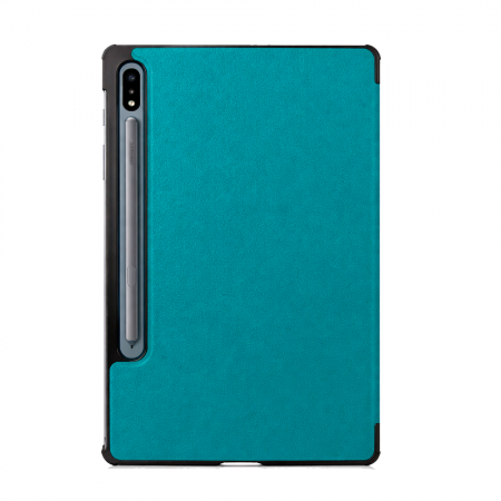 Чехол-книжка совместимый с Samsung Tab S10+/S9+/S9FE+ зеленый - фото 3