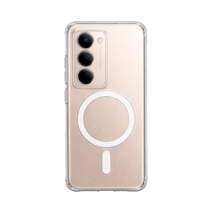 Противоударная накладка Cabal Premium Clear Case c MagSafe совместимая с Редми 15 прозрачная