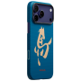 Кевларовая накладка Pitaka Ultra-Slim Case (Ink Horse Painting Edge) совместимая с iPhone 17 Pro синяя/для розницы 003