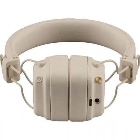 Беспроводные полноразмерные наушники Marshall Major V кремовые ЕАС - фото 3
