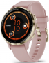 Умные Часы Garmin VENU 3S GPS Smartwatch Pink Dawn золотистые с розовым ремешком (010-02785-53) (Тайвань)