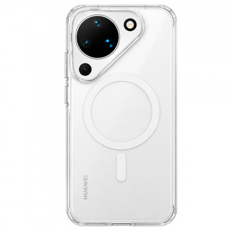 Противоударная накладка Cabal Premium Clear Case c MagSafe для Huawei Pura 90 прозрачная - фото 2