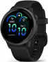 Умные часы Garmin Vivoactive 6 AMOLED Slate with black silicone (сланцевый/черный) (010-02985-40)