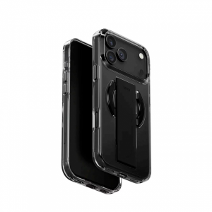 Пластиковая накладка Uniq Heldro Air Magnetic совместимая с iPhone 17 Pro Max затемненная 