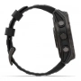 Умные часы Garmin Fenix 8 Pro 47mm Amoled Sapphire DLC Titanium with Black/Pebble Gray Silicone Band (010-03198-00)