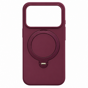 Противоударная накладка Keephone Rovana с Magsafe совместимая с 18 Pro/17 Pro бургунди