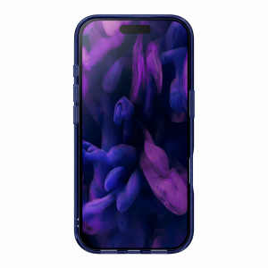 Пластиковая накладка Keephone X-Crystal с MagSafe совместимая с iphone 17 Pro синяя