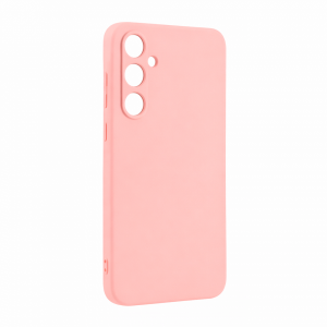 Силиконовая накладка для Samsung Galaxy A55 (SC) бежевая