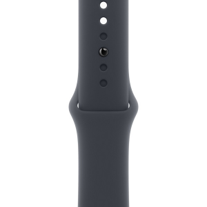 Умные часы Apple Watch SE 2024, 44 мм, корпус из алюминия цвета «полуночный черный», спортивный ремешок цвета «полуночный черный» SM (MXEJ3)