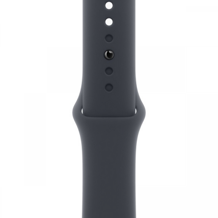 Умные часы Apple Watch SE 2024, 44 мм, корпус из алюминия цвета «полуночный черный», спортивный ремешок цвета «полуночный черный» SM (MXEJ3) - фото 3