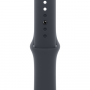 Умные часы Apple Watch SE 2024, 44 мм, корпус из алюминия цвета «полуночный черный», спортивный ремешок цвета «полуночный черный» SM (MXEJ3)