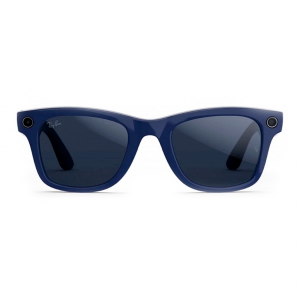 Ray Ban Meta Wayfarer (Gen2) RW4012 Shinny Cosmic Blue/Transitions saphire (глянцевая космически-синяя рамка/синий фотохром) L дефект пластика