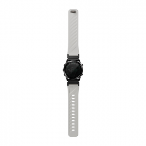 Силиконовый ремешок UNIQ Fluo для Garmin 22 mm (Mist Grey) серый